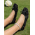 voordelige Moeder van de Bruid/De Bruidegom-Witte kanten flats voor dames met strik- en bloemenversieringen – elegante balletschoenen voor bruiloftsgasten op het gazon, lente-/zomergelegenheden en buitenevenementen
