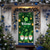 cheap Garage &amp; Door Banners-St. Patrick's Day Posters Door Cover Outdoor Banners Elf Green Hat Shamrock Cute 3D Party Dorm Teens Room College Dorm Guys Man Cave Frat Bedroom Shooting Backgrounds Home Decor
