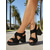 economico Sandali con Piattaforma-sandali con plateau da donna – comode scarpe con tacco alto e largo per le vacanze estive in città, le passeggiate in città e i viaggi in resort