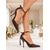 cheap Wedding Guest-Women's Nude Suede Ankle-Tie Heels – Elegant Pointed-Toe Stiletto Pumps for Indoor Weddings, Wedding Guests and Dressy Formal Party Shoes