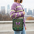 abordables Bolsos cruzados-Bolso de hombro de poliéster aterciopelado para mujer, con motivos florales y de árbol de la vida, opciones de diseño múltiple para estilos casuales y bohemios.