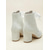 baratos noiva-Mulheres Sapatos De Casamento Botas Presentes de Dia dos Namorados Botas de salto Casamento rústico Botas Botas Tornozelo Sapatos de noiva Sapatos de dama de honra Renda Salto Robusto Dedo Apontado
