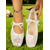 cheap Wedding Guest-Women's Elegant Square-Toe Lace Ballet Flats with Bow – Prefect for Outdoor &amp; Garden Wedding Guests, Comfortable Lawn-Friendly Design