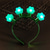 cheap Decorative Lights-St Patrick's Day Headband with Lights, Shamrock Head Boppers Hats,St Patrick's Day Decorations
