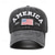 abordables 250e Anniversaire des États-Unis-Casquette unisexe à l'effigie du drapeau américain (est 1776), modèle trucker ajustable en coton brodé du drapeau américain.