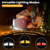 preiswerte Taschenlampen-Tragbare LED-Taschenlampe mit Magnetverschluss und Aufhängehaken für Fitnessstudio-Posing, wasserdicht, 7-stufig dimmbar, 180° schwenkbar, für den Außenbereich geeignet.