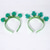 cheap Decorative Lights-St Patrick's Day Headband with Lights, Shamrock Head Boppers Hats,St Patrick's Day Decorations