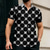 cheap Geometric Pattern-Men's Geometric Round Dots Shirt Casual Shirt Button Up Shirt Short Sleeve Fashion Casual Daily Vacation Summer Spring Turndown 3D Print Collared Shirts Blue White Green Gray