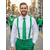 billige Tilbehør-Grønt satengslips til herre, til St. Patricks dag, flere nyanser av grønt, glatt polyesterstoff, klassisk og festlig slips til parader, fester, bryllup og høytidsfeiringer.