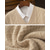 baratos Suéter masculino de lã-Homens Colete de moletom Vestido Suéter Pulôver suéter Colete Suéter de malha Estriado Tricotar Tops regulares Tricotado Tecido Decote V Moda Roupa de rua O negócio Férias Roupa Sem Mangas Outono