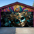 economico Striscioni per Garage e Porte-Martedì grasso Copertura per porta del garage Grande appeso Maschera Piume Lusso 3D Vibrante Da serata All'aperto Sfondi di ripresa Porta d'ingresso Stile Carnevale di Venezia Arredamento per la casa