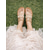 voordelige Bruid-Platte sandalen voor dames in boho-stijl met kralen en bloemenmotief – comfortabele instapschoenen voor bruiloften in de buitenlucht, op het strand of in de tuin.