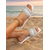 economico Infradito scivolosi-sandali con strass da donna: scarpe basse slip-on con perline scintillanti per vacanze al mare, feste estive, abbigliamento da resort e outfit chic quotidiani