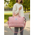 abordables Sacs de Voyage-Ensemble de sacs de sport matelassés en polyester pour femmes, plusieurs couleurs, design élégant, idéal pour les voyages de week-end et la salle de sport