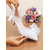 abordables mariée-Chaussures de mariage en satin à petit talon pour femme, ornées d'un nœud. &amp;Escarpins de mariée à bride cheville ornés de fleurs en organza et de perles, élégants et confortables pour la cérémonie de
