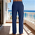 economico Vacanza-Per uomo Pantaloni di Lino Pantaloni Pantaloni Estivi Pantaloni Larghi Pantaloni da Spiaggia Coulisse Elastico in vita Tinta unica Comodità Traspirante Lunghezza al ginocchio Quotidiano All'aperto