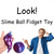 billiga Ner till $30-3D-tryckt fidgetbollleksak, dynamisk växelsfär med slime och stressavlastande skrivbordsleksak för vuxna och barn, utökad sensorisk andningsboll, cool 3D-tryckt fidgetpresent