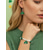 abordables Accesorios-Conjunto de pulsera y pendientes de trébol de aleación y acrílico para mujer, con cuentas verdes y blancas, perfecto para el Día de San Patricio y para uso diario.
