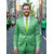 billige Tilbehør-Grønt satengslips til herre, til St. Patricks dag, flere nyanser av grønt, glatt polyesterstoff, klassisk og festlig slips til parader, fester, bryllup og høytidsfeiringer.