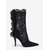 preiswerte Hochzeitsgast-Rote Damen-Stiletto-Stiefeletten mit Spitze – elegante, romantische High Heels für Partys, Abende, Hochzeiten und besondere Anlässe