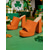 billige St. Patricks Day-grønne platåsko med hæler til dame, satengsko med åpen tå til fest til St. Patricks dag