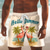 voordelige Dieren &amp; Vogels-Voor heren Flamingo Kokosnootboom Tropische planten Lange zwembroeken Zwemshorts Boardshorts Medium Taille Hawaii Strandvakantie Zijzakken Mesh voering Elastische tailleband met trekkoord Ontwerper