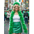 levne Den svatého Patrika-Dámské zelené péřové boa, měkký péřový materiál, ideální na Den svatého Patrika, karneval a slavnostní oslavy
