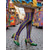 olcso Női cipő-Női Mardi Gras Piros és Arany T-Pántos Magassarkúak Metallic Részletekkel Mary Jane – Tökéletes Karneválra Fesztiválokra és Szórakoztató Ünnepségekre