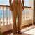 economico Vacanza-Per uomo Pantaloni di Lino Pantaloni Pantaloni Estivi Pantaloni Larghi Pantaloni da Spiaggia Coulisse Elastico in vita Tinta unica Comodità Traspirante Lunghezza al ginocchio Quotidiano All'aperto