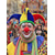 cheap Accessories-Men's Polyester Jester Mardi Gras Hat and Clown Nose Set – Perfect for Carnival and Masquerade Parties