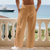 preiswerte Urlaub-Herren Leinenhosen Hose Sommerhose Baggy-Hosen Strandhose Kordelzug Elastischer Bund Einfarbig Komfort Atmungsaktiv Täglich Outdoor Strand Urlaub Mode KhakiA Schwarz Unelastisch