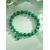 abordables Accesorios-Conjunto de pulsera y pendientes de trébol de aleación y acrílico para mujer, con cuentas verdes y blancas, perfecto para el Día de San Patricio y para uso diario.