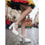 economico Scarpe da donna-Décolleté piattaforme in similpelle rossa lucida da donna per Mardi Gras con doppie fibbie stile Mary Jane - Perfette per Carnevali sfilate e celebrazioni festival
