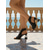 رخيصةأون صنادل بكعب-صندل نسائي أبيض مفتوح من الأمام بكعب عالٍ، مزين بكعب ذي تصميم هندسي وتفاصيل منسوجة - مثالي للعطلات الصيفية، وملابس المنتجعات، والرحلات الشاطئية.