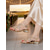 economico Madre della Sposa/Sposo-sandali eleganti da donna con tacco basso e fiori, comode scarpe da mamma della sposa con cinturino alla caviglia per un look rustico &amp;matrimoni all'aperto in campagna