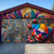 economico Striscioni per Garage e Porte-Martedì grasso Copertura per porta del garage Grande appeso Pagliaccio Lusso 3D Da serata All'aperto Sfondi di ripresa Porta d'ingresso Stile Carnevale di Venezia Arredamento per la casa