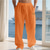 preiswerte Urlaub-Herren Leinenhosen Hose Sommerhose Strandhose Kordelzug Elastischer Bund Einfarbig Komfort Atmungsaktiv Täglich Outdoor Strand Urlaub Mode Blau Schwarz