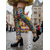 economico Scarpe da donna-Décolleté piattaforme in similpelle rossa lucida da donna per Mardi Gras con doppie fibbie stile Mary Jane - Perfette per Carnevali sfilate e celebrazioni festival