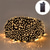 baratos Plug String Lights-50m 100m ao ar livre à prova d'água luz string festival festa luz decorativa 8 modos concha de ferro fonte de alimentação à prova d'água jardim jardim lâmpada de iluminação de jardim 24v baixa tensão