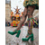 economico Scarpe da donna-Décolleté piattaforme in similpelle rossa lucida da donna per Mardi Gras con doppie fibbie stile Mary Jane - Perfette per Carnevali sfilate e celebrazioni festival
