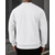 preiswerte Einfache Sweatshirts-Herren Sweatshirt Pullover Schwarz Weiß Khaki Grau Rundhalsausschnitt Einfach Jacquard Lässig Täglich Sport &amp; Outdoor Streetwear Sportbekleidung Lässig Frühling Herbst Bekleidung Kapuzenpullover