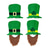 preiswerte Zubehör-Herren-Kostümset zum St. Patrick's Day: Koboldhut und künstlicher Bart, grüner irischer Zylinder mit abnehmbarem Kunstbart, weiches Polyester, in verschiedenen Farben erhältlich – ideal für Paraden, Partys und Festivals.