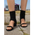 preiswerte Frauen-Damen-Sandalen-Stiefeletten im Wildleder-Look in Hellbraun – bequeme Gladiatorensandalen mit niedrigem Blockabsatz und offener Zehenpartie, schicke Sommerschuhe im Boho-Stil für