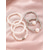 abordables Boda ACC-Conjunto de pulsera de perlas sintéticas para mujer, elegante diseño de plata y perla, múltiples estilos para bodas, fiestas, eventos formales y accesorios de novia.
