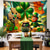 cheap Wall Tapestries-St. Patrick's Day Tapestry Banners Blanket Elf Shamrock Cute Romantic 3D Bedroom Living Room Dorm Teens Room College Dorm Wall Porch Home Decor