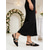 cheap Bridesmaid-Black Crystal Embellished Pointed Toe Slingback Flats for Bridesmaids – Elegant Satin Low Heel Wedding, Evening &amp; Formal Dress Shoes for Women