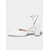 cheap Bride-Women's Ivory Lace Ankle-Strap Block Heel Pumps, Elegant Bridal Shoes for City Wedding Bride