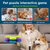 levne Hračky na žvýkání-3vrstvý interaktivní krmítko pro psy ve tvaru puzzle | odolný PP materiál, vícebarevné, pomalé krmítko pro trénink IQ a čichu, poutavá aktivita pro psy při jídle