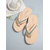 cheap Women-Women's Sparkly Rhinestone Flip Flops - Elegant Beige Thong Sandals with Crystal Trim, Comfortable Platform Beach Slides for Summer Vacation, Poolside Lounging &amp; Island Travel