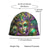 cheap Accessories-Women's Polyester Printed Beanie Hat,Can be Neck Gaiter, Multi-Pattern Mardi Gras Carnival Style, Soft Stretch Fabric, 2-in-1 Headwear &amp; Scarf for Festivals, Parties &amp; Everyday Casual Wear